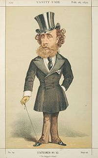 Карикатура на 5-го маркиза Таунсенда, опубликованная в журнале Vanity Fair в 1870 году.