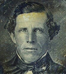 Researchers claim that this daguerreotype by Lucian R. Foster shows Joseph Smith in 1844[143]