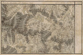 Dârjiu în Harta Iosefină a Transilvaniei, 1769-73