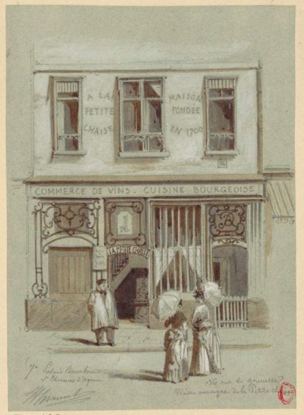 File:Jules-Adolphe Chauvet A la Petite Chaise 1890.png