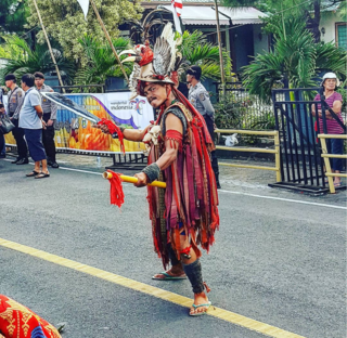 Kabasaran Indonesian traditional tribal war dance