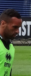 Mohamed training with Northampton Town in 2014 Kaid Mohamed 16-08-2014 1.jpg