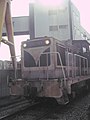 神奈川臨海鉄道浮島線のDD55 19号機。2006年3月、川崎市川崎区浮島町にて