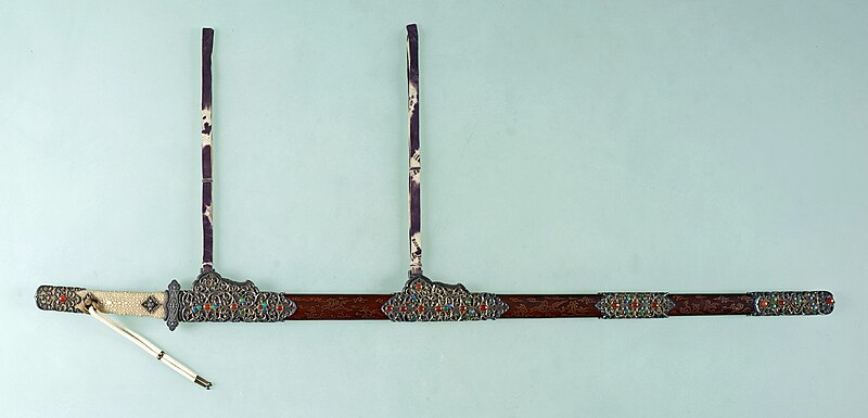 File:Kara-tachi sword with gilded silver fittings and inlay.jpg