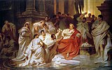 Karlo fon Piločio „Cezario nužudymas“, 1865 m., Žemutinės Saksonijos valstybinis muziejus