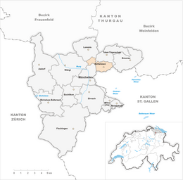 Bettwiesen - Localizazion