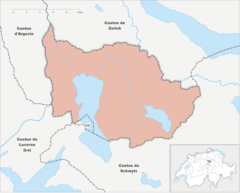Mapa lokalizacyjna Zugu