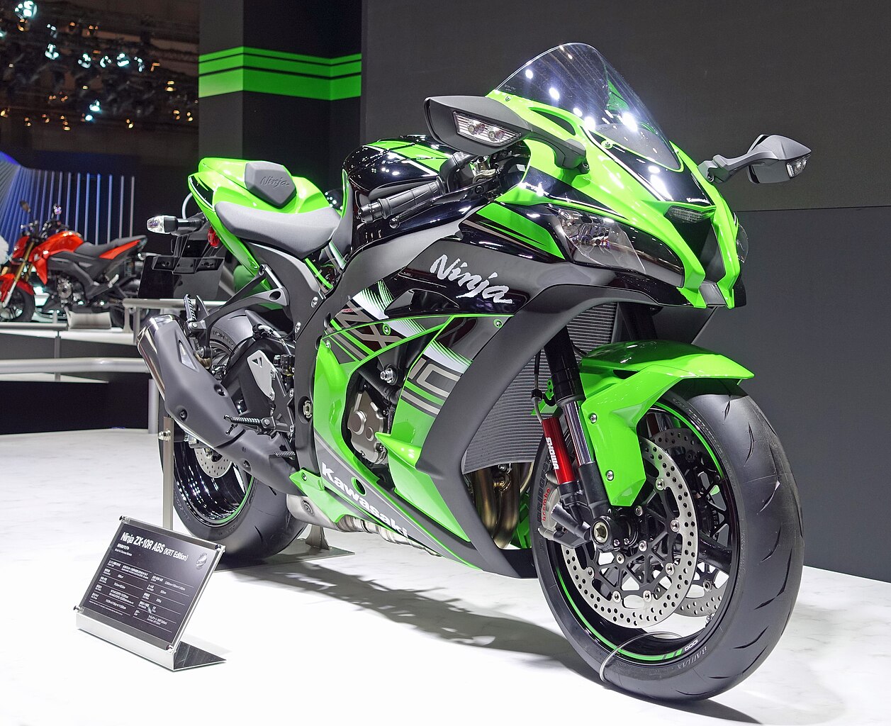 File:Kawasaki Ninja ZX-10 ABS (KRT Edition) at the Tokyo Motor 