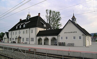 How to get to Kongsberg stasjon with public transit - About the place