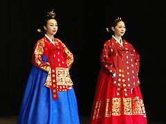 Women in traditional costume