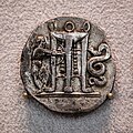 Kroton - 425-350 BC - silver stater - Herakles at altar - Apollon killing Python at tripod - Berlin MK AM 18214781