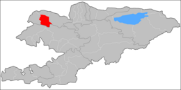 Distretto di Bakaj-Ata – Localizzazione