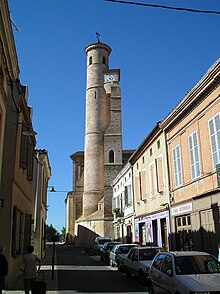 Ang Collegiate Church Tower sa L'Isle-Jourdain