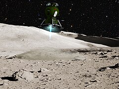 Az LK holdkomp leszállása