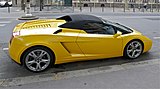 Lamborghini jaune Gallardo spyder.jpg