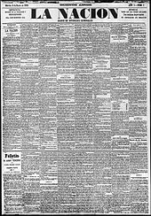 La Nación dated 4th November 1870