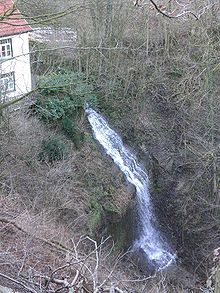 Langenfelder Wasserfall (mit 15 m Höhe der höchste natürliche Wasserfall Niedersachsens)
