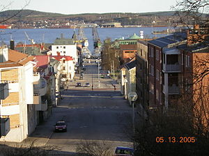 Örnsköldsvik: Namnet, Historia, Stadsbild