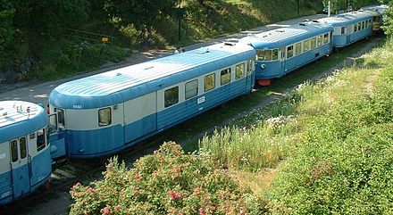 Lättähattu ("flat hat") heritage train in Porvoo