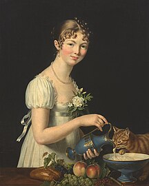 Le Déjeuner du chat, vers 1802