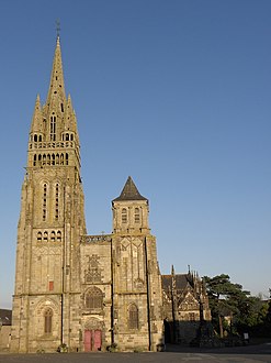 View of the Le Folgoët Basilica