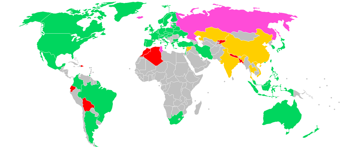 what country legalise bitcoin