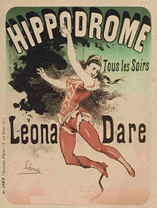 Hippodrome, Leona Dare, 1883