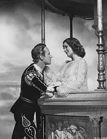 Leslie Howard as Romeo and Norma Shearer as Juliet, in the 1936 MGM film directed by George Cukor Leslie Howard and Norma Shearer as Romeo and Juliet.jpg