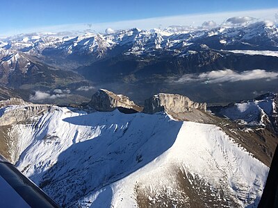 Mountains above Leysin