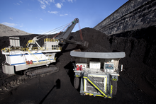 North Antelope Rochelle Mine, the largest estimated coal mine reserve in the world, as of 2013 Liebherr T282C Coal Haul Truck.png