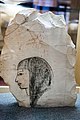 Limestone chip with sketches for a painting or relief from Egypt - Firenze MAN 7618 - 01.jpg