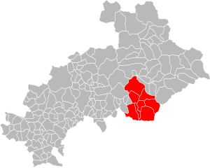 Location of the CC de l'Embrunais in the Hautes-Alpes department