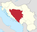 Locator map Bosnia and Herzegovina in Yugoslavia.svg