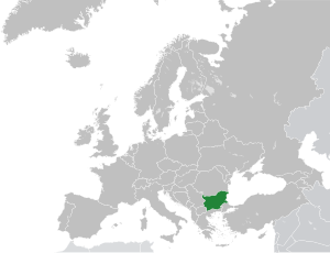 Mapa Eparchia svätého Jána XXIII. v Sofii