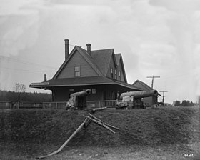 Illustratives Bild des Louisbourg-Bahnhofsabschnitts