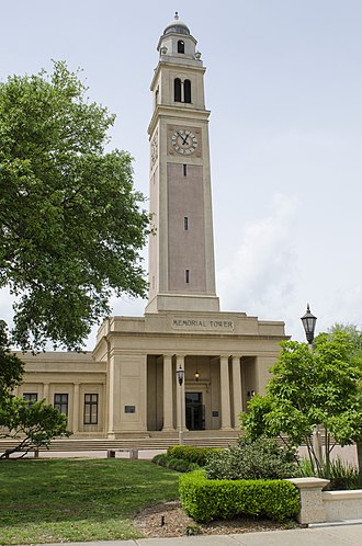 Memorial Tower at Louisiana State University Louisiana State University, Baton Rouge, Louisana - panoramio (44).jpg