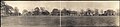 A panorama of LSU in 1909 when the campus was located on what is now the grounds of the State Capitol. The Pentagon Barracks are at the left.