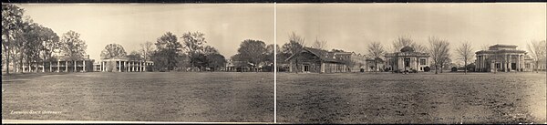 A panorama of the LSU campus in 1909