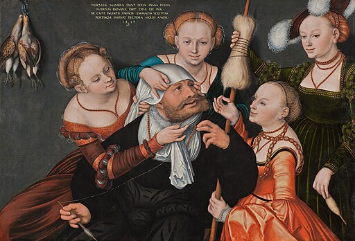 Lucas Cranach d.Ä. - Hercules with Omphale (Herzog Anton Ulrich-Museum)