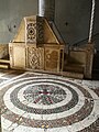 Cosmati pulpit and floor in Santa Maria Assunta in Lugnano in Teverina