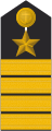 Galones de capitán de navío de la Marina de Guerra de Alemania.