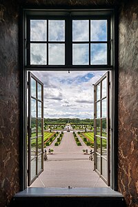 The baroque garden at Drottningholms palace. Photographer: Martin Kraft