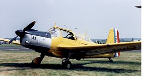 フランス空軍用塗装のMS.733 アルション（2003年6月、コヴェントリー）