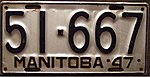 Manitoba License Plate 1947.jpg