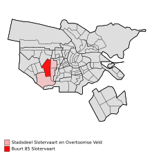 Karte - NL - Amsterdam - Stadsdeel Slotervaart und Overtoomse Veld - Buurt 85 Slotervaart.svg