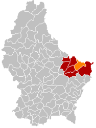 Echternach - Mapa