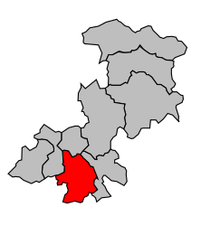 Canton de Lury-sur-Arnon - Carte