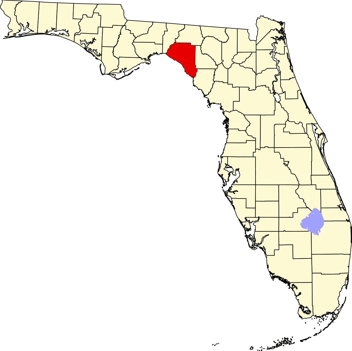 Taylor County Florida Map Taylor County, Florida   Wikipedia