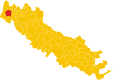 Map of comune of Pandino (province of Cremona, region Lombardy, Italy).svg