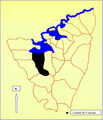 Localización da parroquia de San Claudio